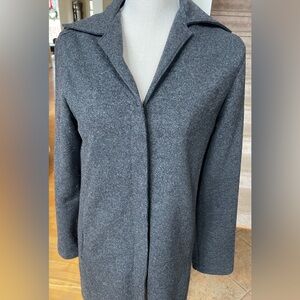 Banana Republic gray wool blend coat- Size small